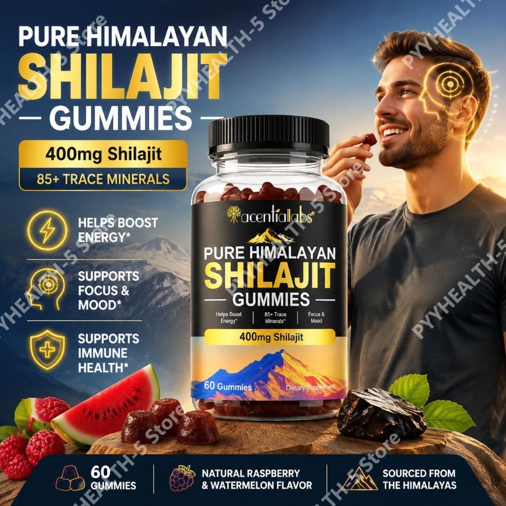 Shilajit Resin Pure - Pure Himalayan Shilajit Gummies with Shilajit
