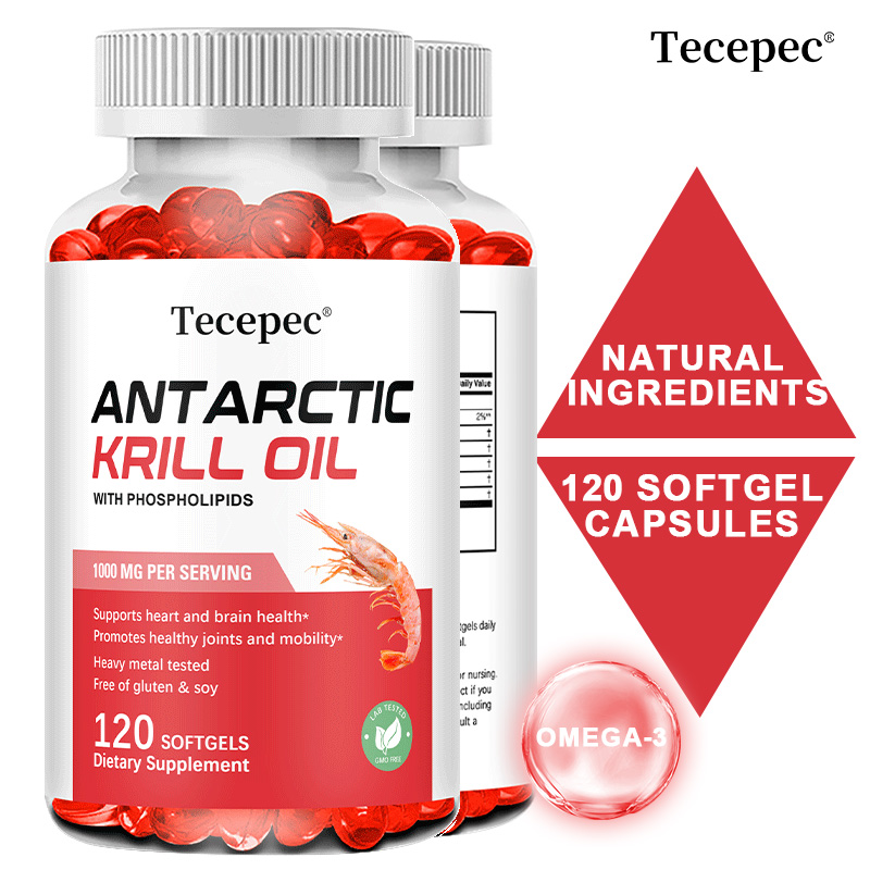 Krill Oil Supplement - Antarctic Krill Oil 1000mg - With