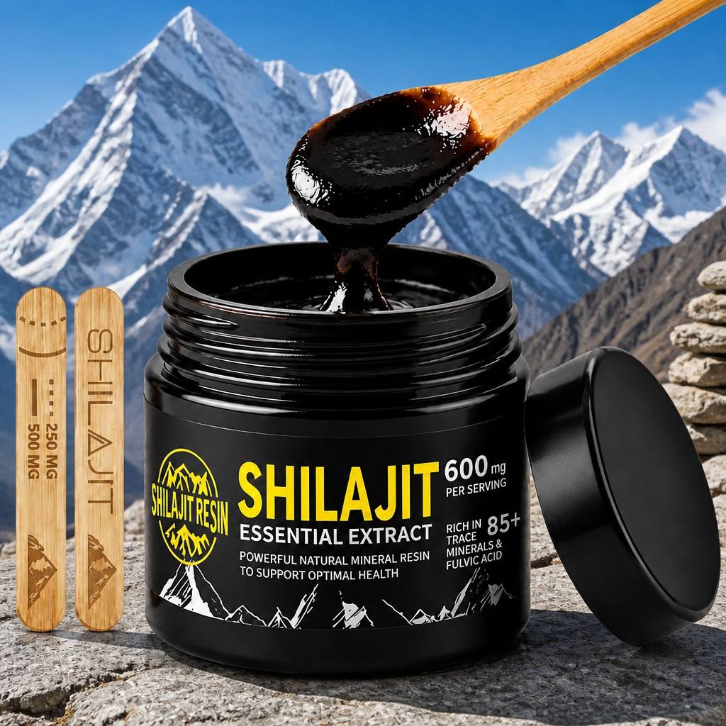 Shilajit Resin Pure - Himalayan Shilajit Resin Support Stamina &