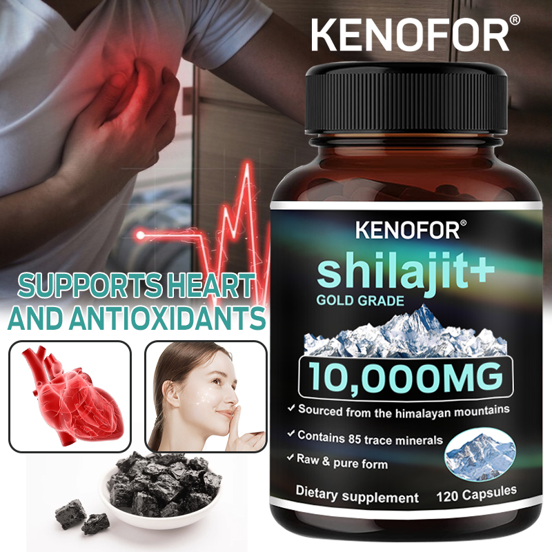 Shilajit Resin Pure - Himalayan Shilajit Capsules 1000mg - Trace