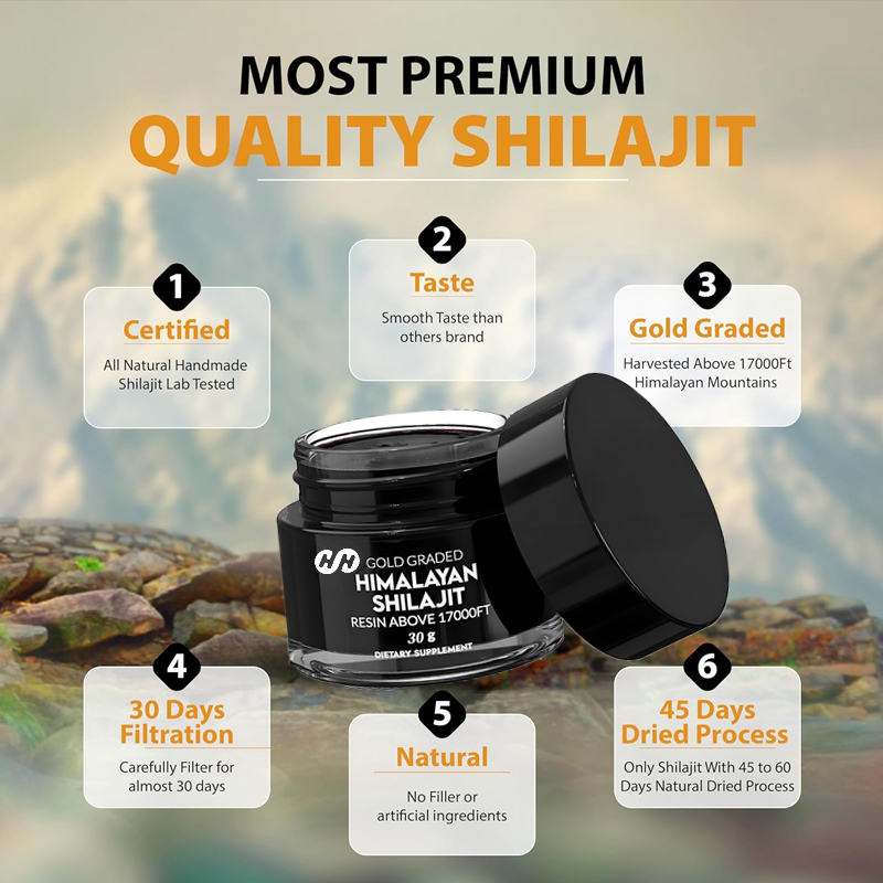 Pure Himalayan Shilajit Resin, - Shilajit Resin Pure 评论和价格