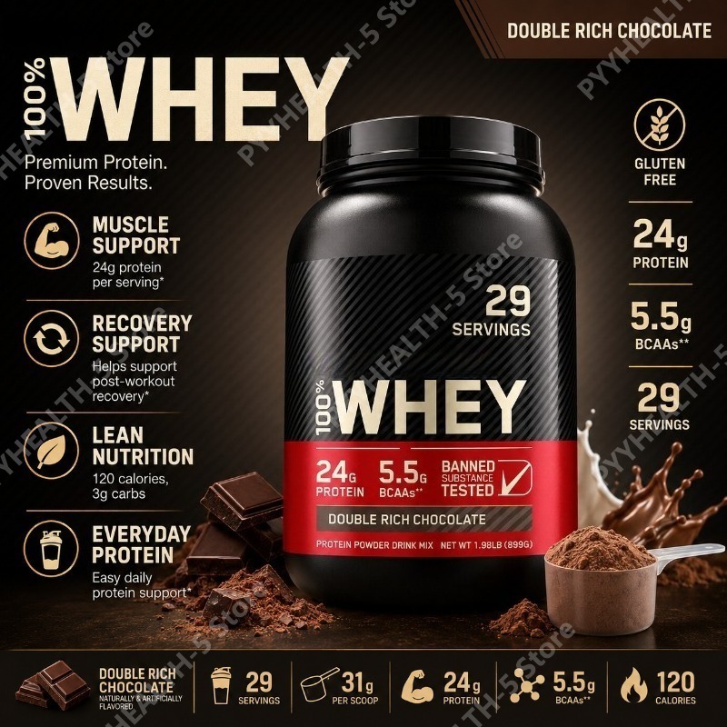 Whey Protein Powder Double Ric - Fitness Nutrition Whey 评论和价格