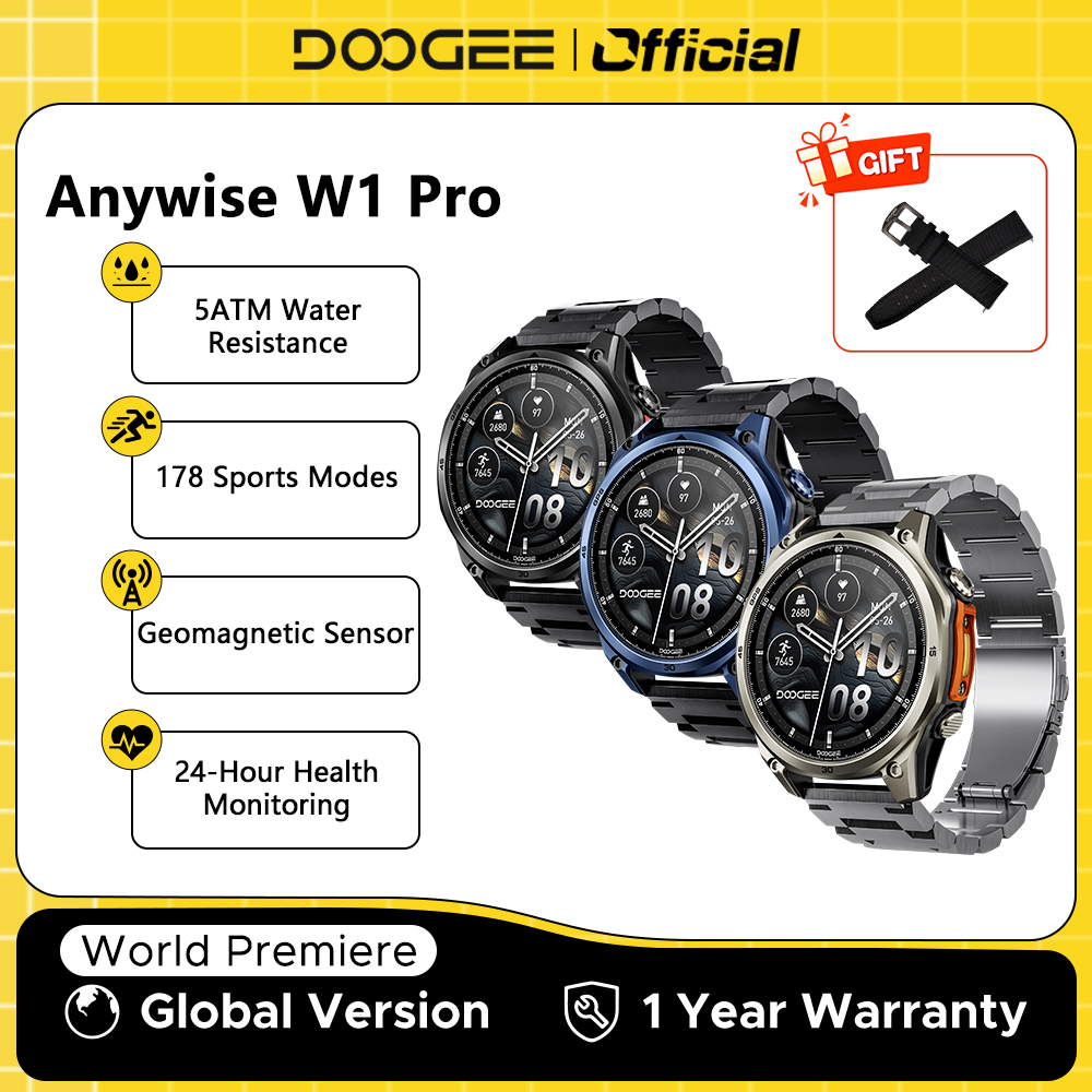DOOGEE ANYWISE W1 PRO Smartwat - Nutrition Gym 评论和价格