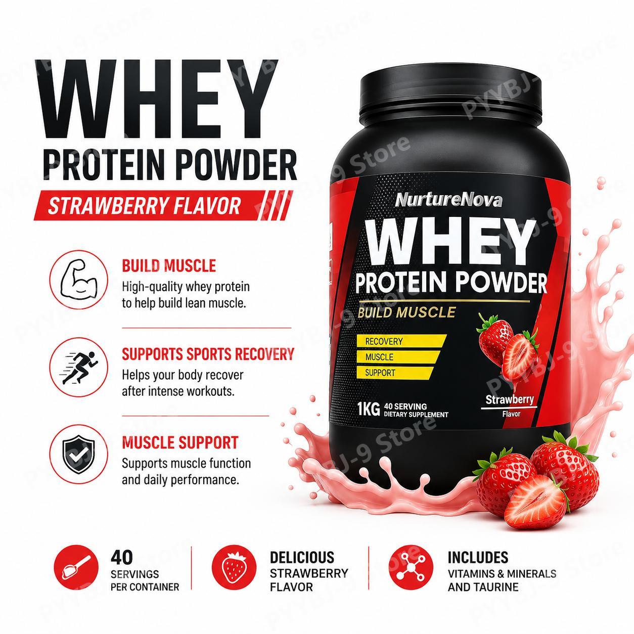 NurtureNova Whey Protein Powde - Fitness Nutrition Whey 评论和价格