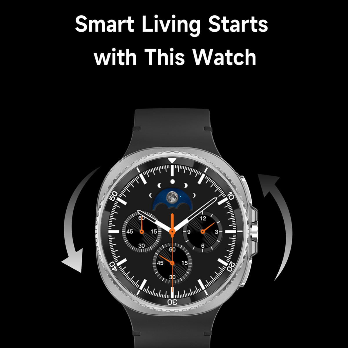 Smart Watch Man with Rotating  - Nutrition Gym 评论和价格