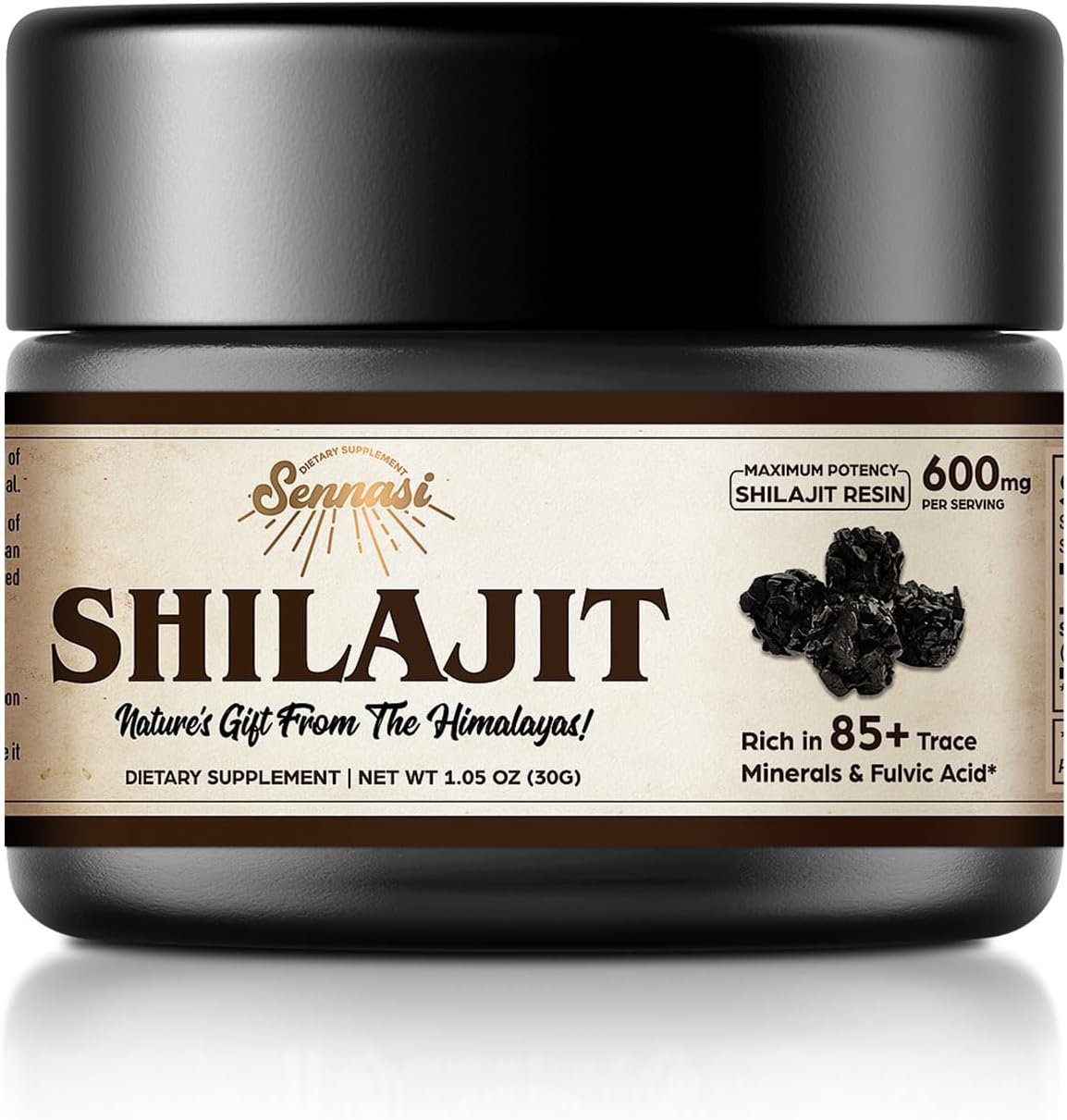 Shilajit Pure Himalayan Organi - Shilajit Resin Pure 评论和价格