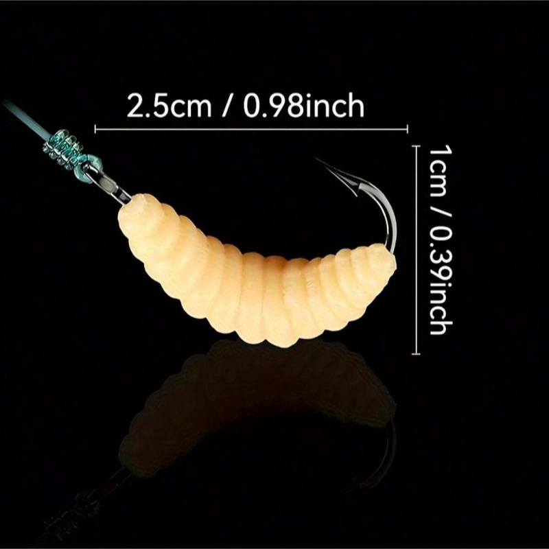 Rubber Maggots Fishing Bait Se - Krill Oil Supplement 评论和价格