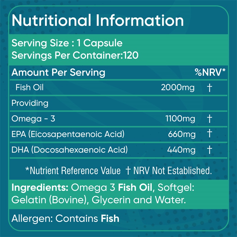 Omega 3 Fish Oil 2000mg - with - Omega 3 Fish Oil 评论和价格