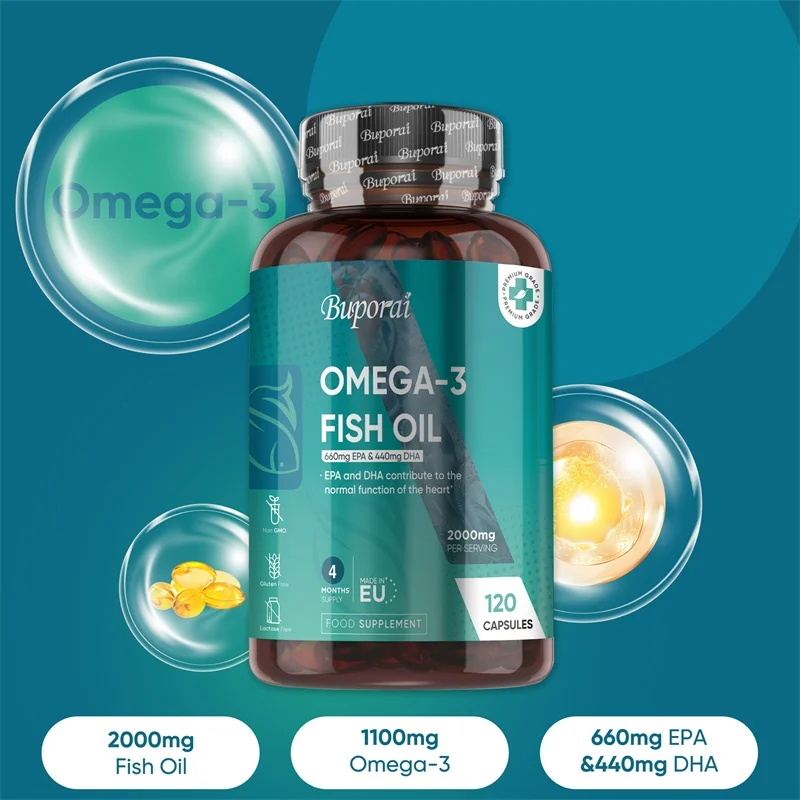 Omega 3 Fish Oil 2000mg - with - Omega 3 Fish Oil 评论和价格