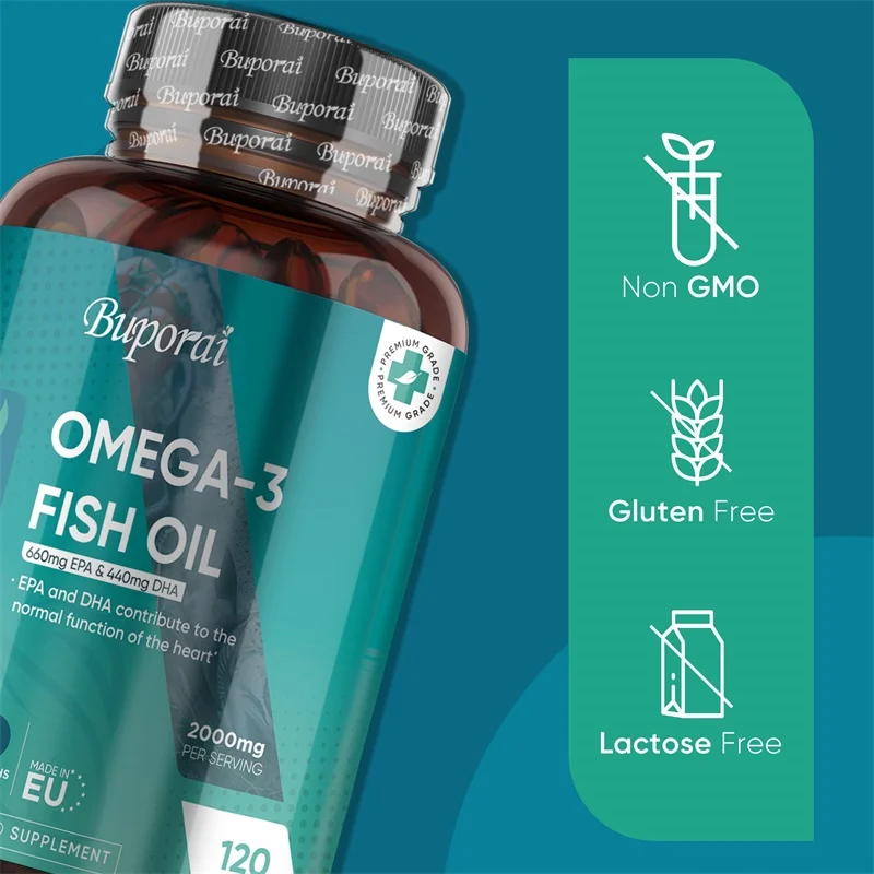 Omega 3 Fish Oil 2000mg - with - Omega 3 Fish Oil 评论和价格