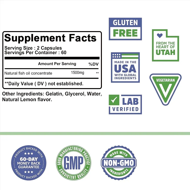 Omega-3 Fish Oil Supplement -  - Omega 3 Fish Oil 评论和价格