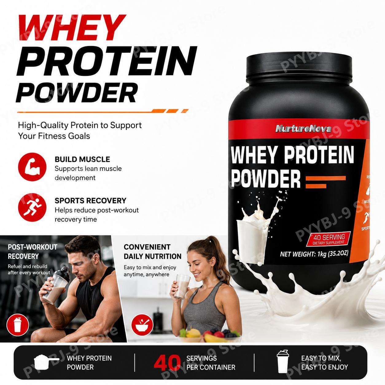 NurtureNova Whey Protein Powde - Fitness Nutrition Whey 评论和价格