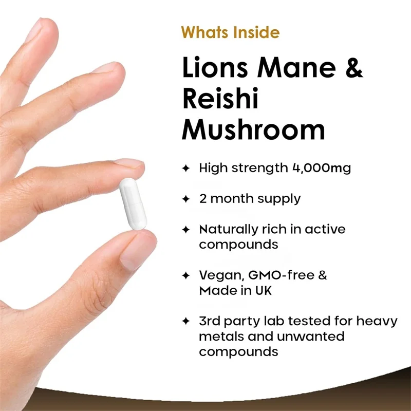 Lions Mane & Reishi Mushroom 4 - Lion Mane Mushroom 评论和价格