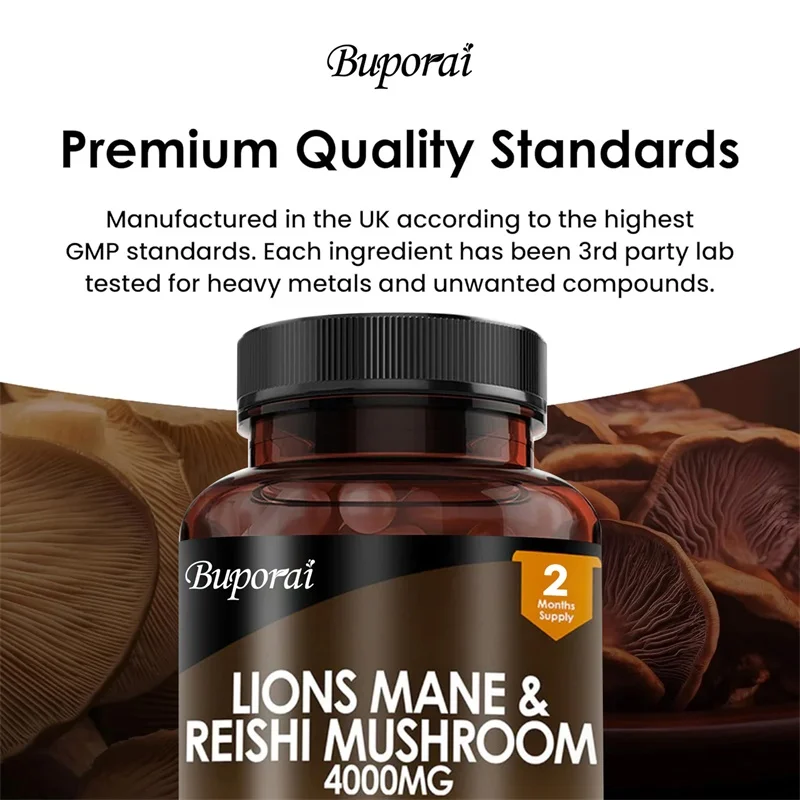 Lions Mane & Reishi Mushroom 4 - Lion Mane Mushroom 评论和价格