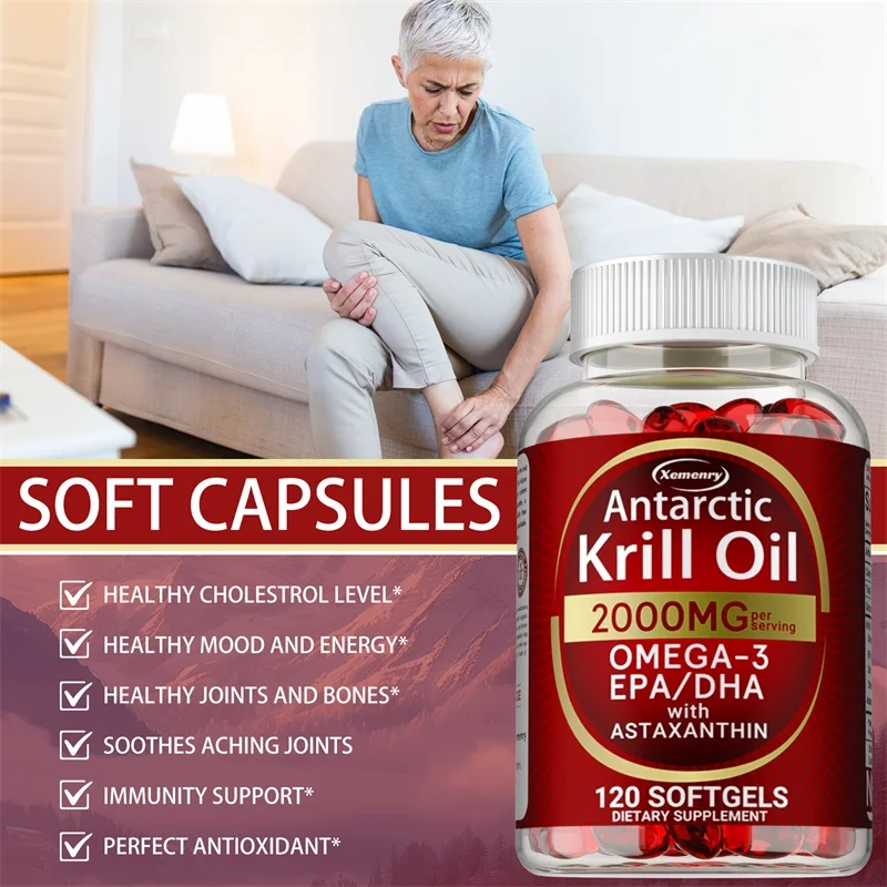 Antarctic Krill Oil Capsules - - Omega 3 Fish Oil 评论和价格