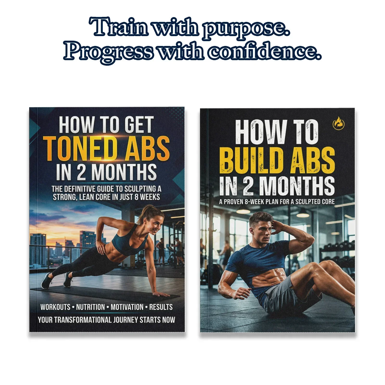 2-Book Abs Training Guide Set  - Nutrition Fitness Plan 评论和价格