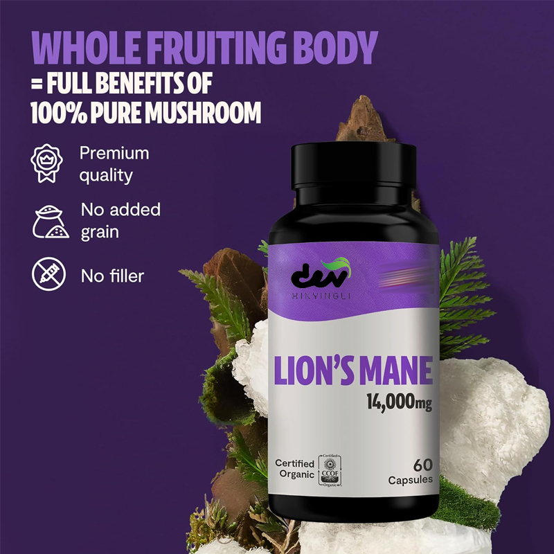 Lion Mane Supplement Capsules  - Lion Mane Mushroom 评论和价格