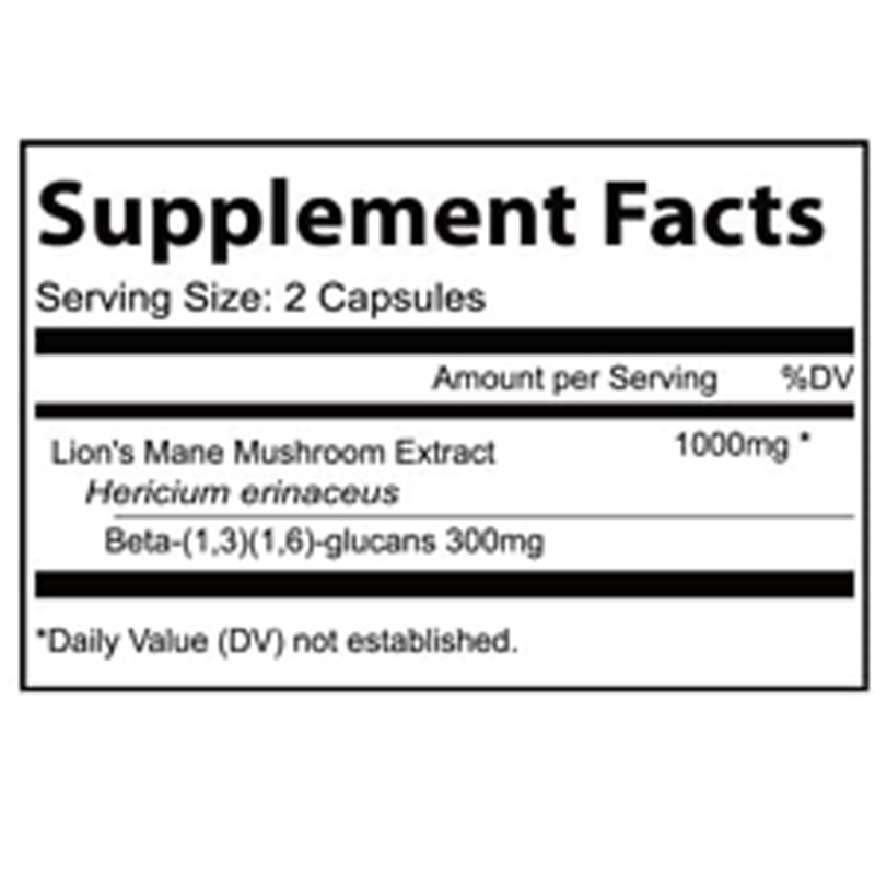 Lion Mane Mushroom Extract Cap - Lion Mane Mushroom 评论和价格
