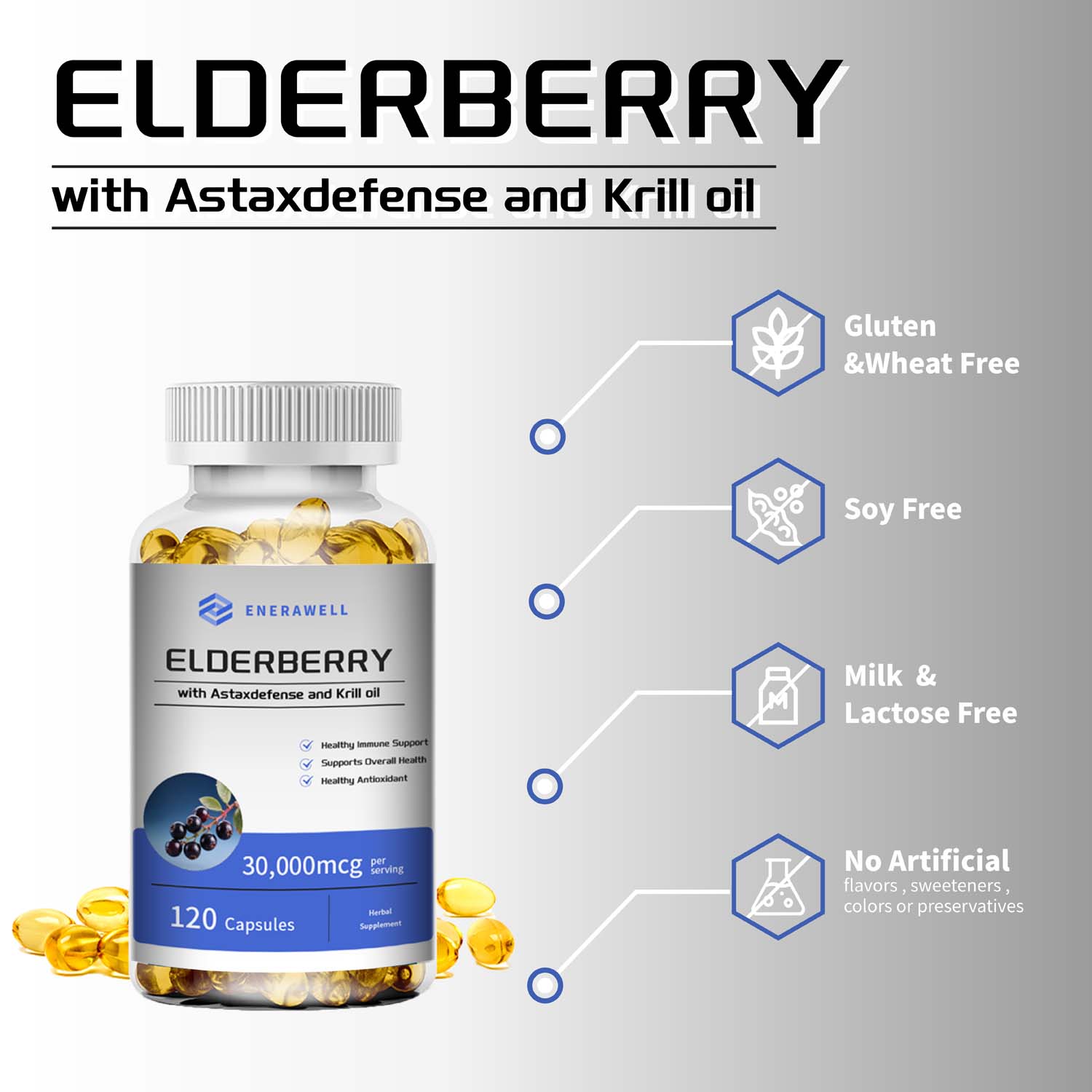 Antarctic Krill Oil 1000mg Cap - Omega 3 Fish Oil 评论和价格