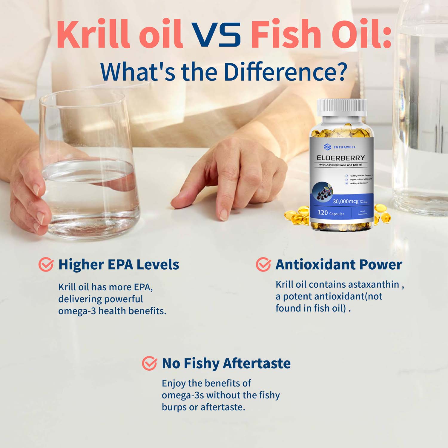 Antarctic Krill Oil 1000mg Cap - Omega 3 Fish Oil 评论和价格