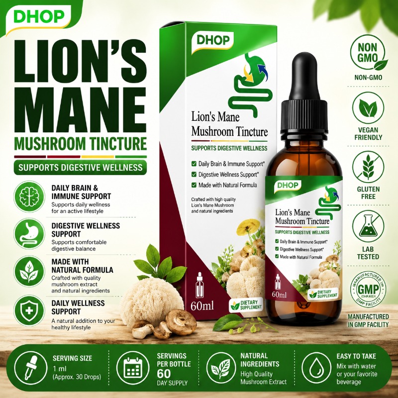 Lion’s Mane Mushroom Tincture  - Lion Mane Mushroom 评论和价格