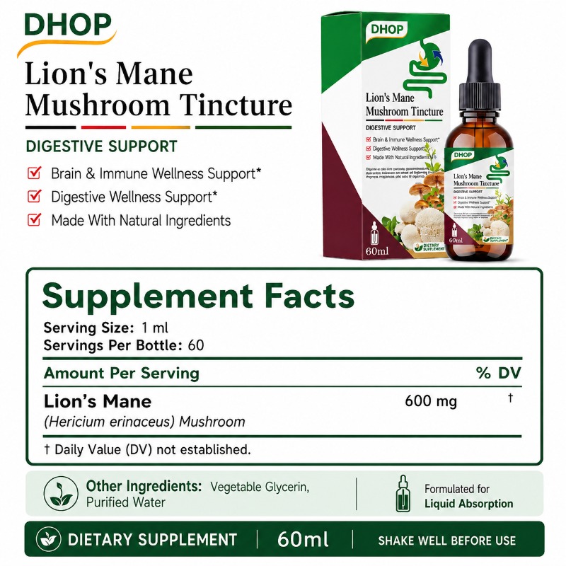 Lion’s Mane Mushroom Tincture  - Lion Mane Mushroom 评论和价格