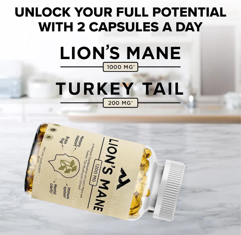 Lion Mane Supplement Capsules  - Lion Mane Mushroom 评论和价格