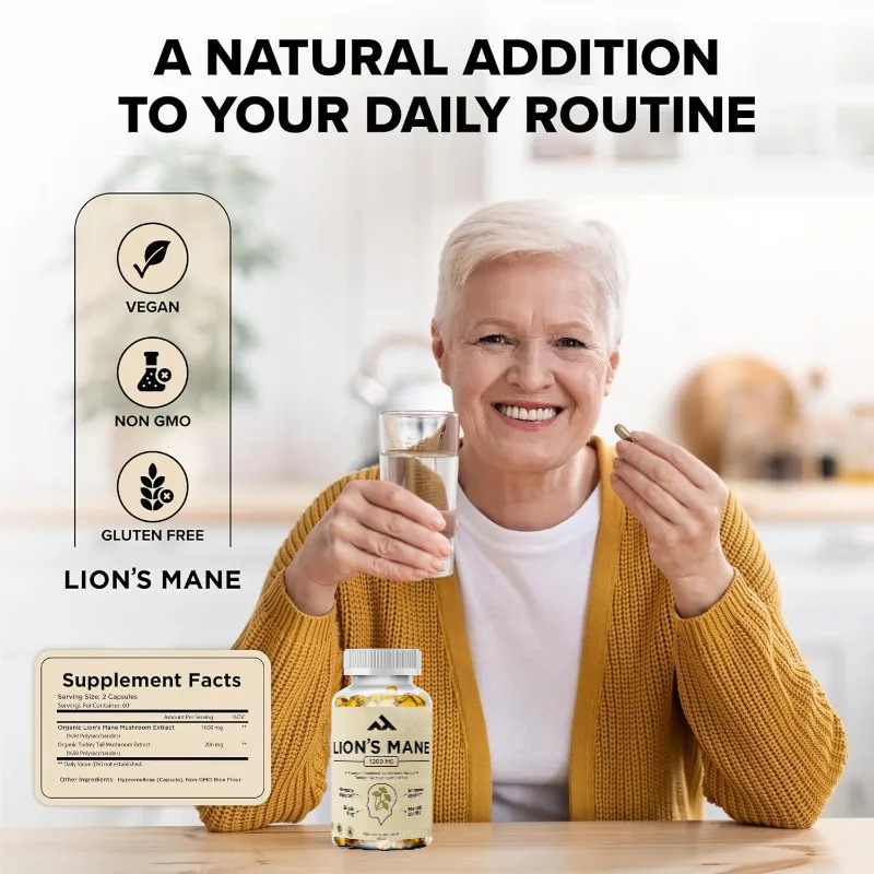 Lion Mane Supplement Capsules  - Lion Mane Mushroom 评论和价格