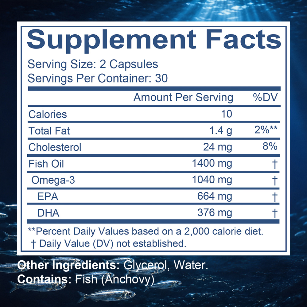 Fish Oil Capsules OMEGA-3 Rich - Omega 3 Fish Oil 评论和价格