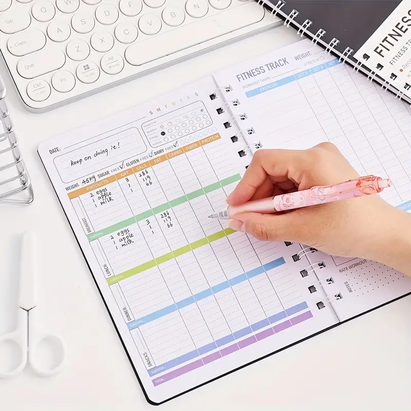 Fitness Journal Notebook Daily - Nutrition Fitness Plan 评论和价格