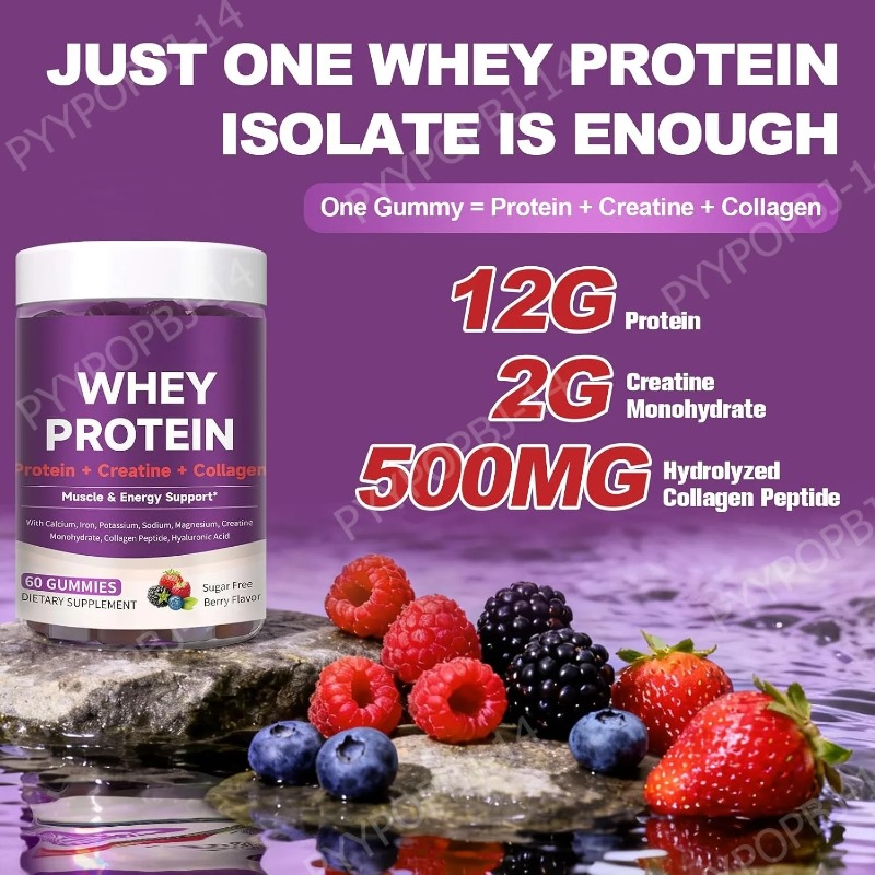 Protein Gummies with Whey Crea - Fitness Nutrition Whey 评论和价格