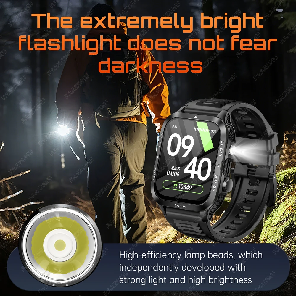 Military Grade SmartWatch Men  - Nutrition Gym 评论和价格